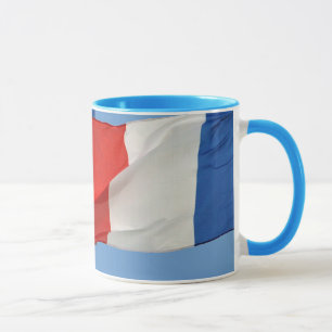 Französische Nationalflagge Patriotische Tasse