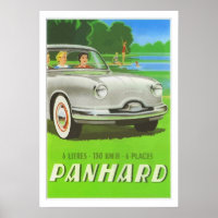 Französische Oldtimer und Malerei Panhard