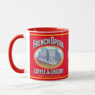 Französische Oper Coffee & Chicory Tasse