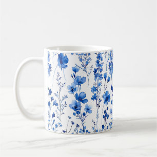 Französische Papiermuster-Wildblumen-98186 Kaffeetasse