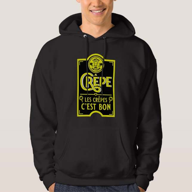 Französische Pfannkuchen Hoodie (Vorderseite)