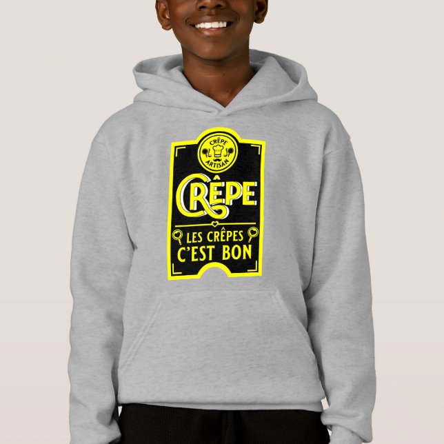 Französische Pfannkuchen Hoodie (Vorderseite)