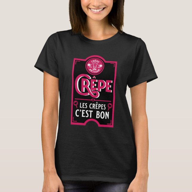Französische Pfannkuchen T-Shirt (Vorderseite)
