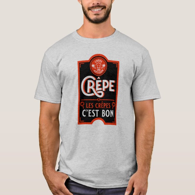 Französische Pfannkuchen T-Shirt (Vorderseite)