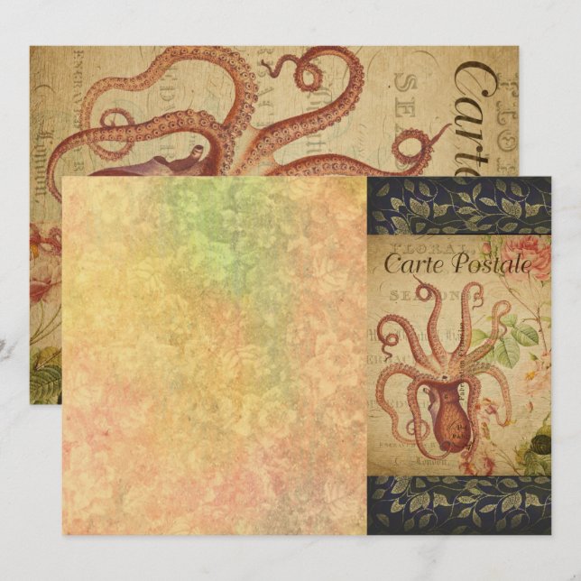 Französische Postkarte (Vorne/Hinten)