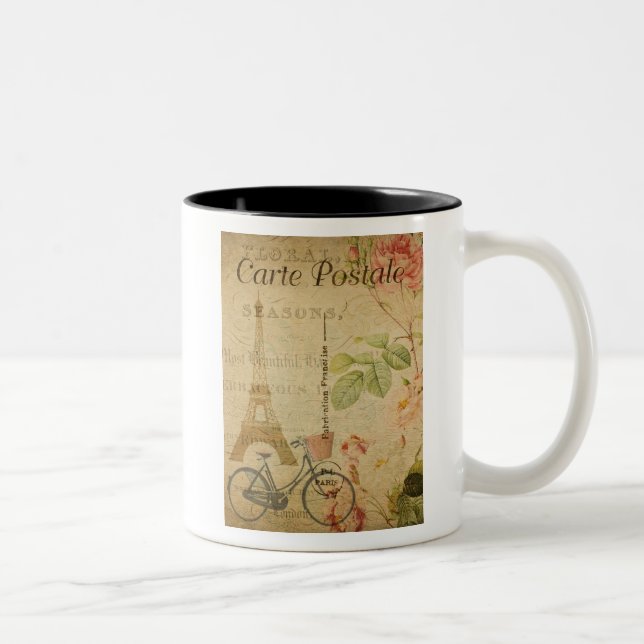 Französische Postkarte Tasse (Rechts)