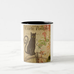 Französische Postkarte Tasse