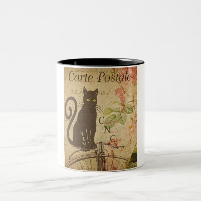 Französische Postkarte Tasse (Mittel)