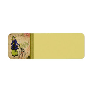 Französische Postkartenadresse