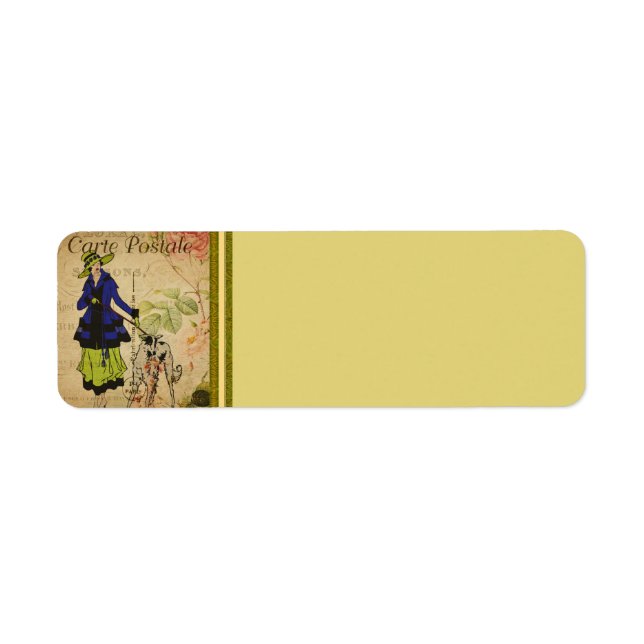 Französische Postkartenadresse (Vorne)