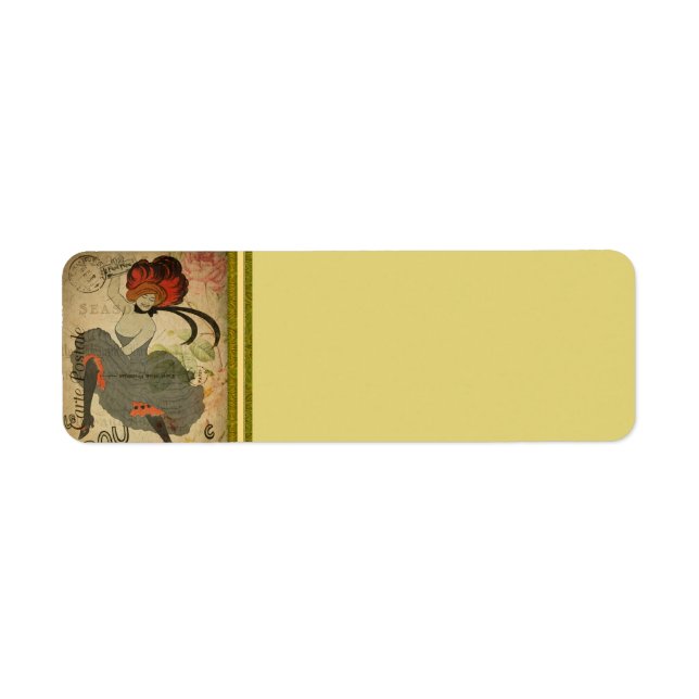 Französische Postkartenadresse (Vorne)