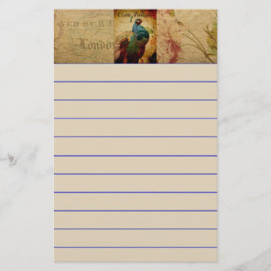 Französische Postkartenlandschaft Briefpapier