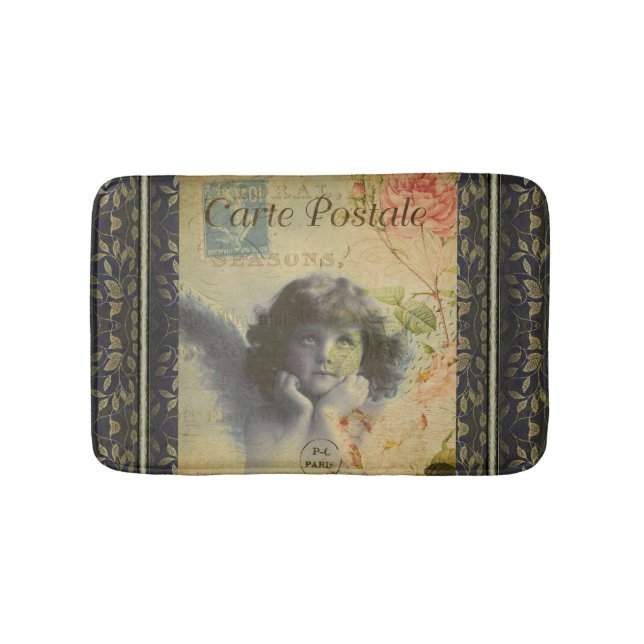 Französische Postkartenmatte Badematte (Vorderseite)