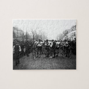 Französische Radfahrt Paris-Roubaix Startlinie 190 Puzzle