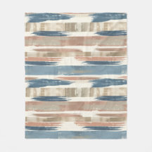 Französische Retro-Bürstenstreifen-Fliesblanket