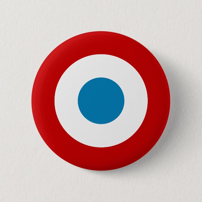 Französische Revolution Roundel France Cocarde Tri Button (Vorderseite)
