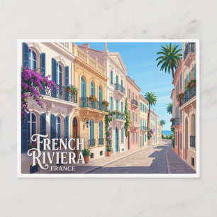 Französische Riviera Cannes Frankreich Postkarte