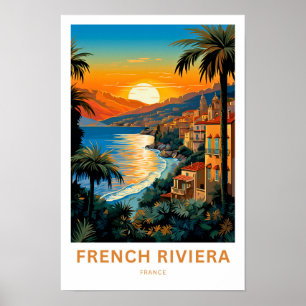 Französische Riviera Frankreich Reisen Print Poster