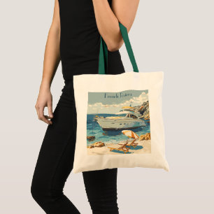 Französische Riviera: Iconische Ziele Tragetasche
