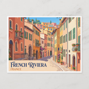 Französische Riviera Menton Frankreich Postkarte