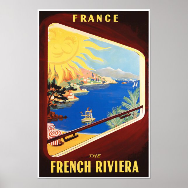 Französische Riviera Poster  (Vorne)