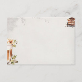 Französische Roastbasiskarte Begleitkarte