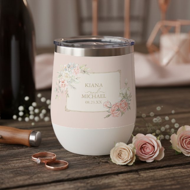 Französische Romantik Hochzeitflorrahmen Blush ID8 (Von Creator hochgeladen)
