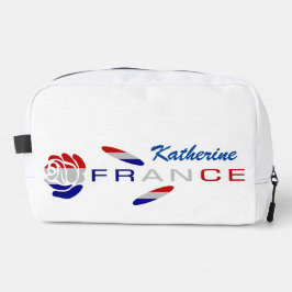Französische Rose Personalisiert Waschbeutel