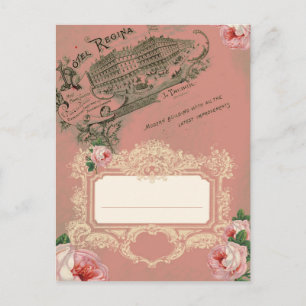 Französische Rose - Postkarte