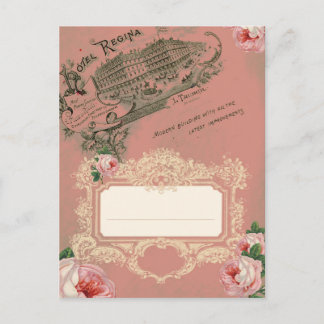 Französische Rose - Postkarte