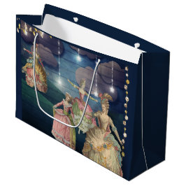 Französische Royals, die unter die funkelnden Große Geschenktüte