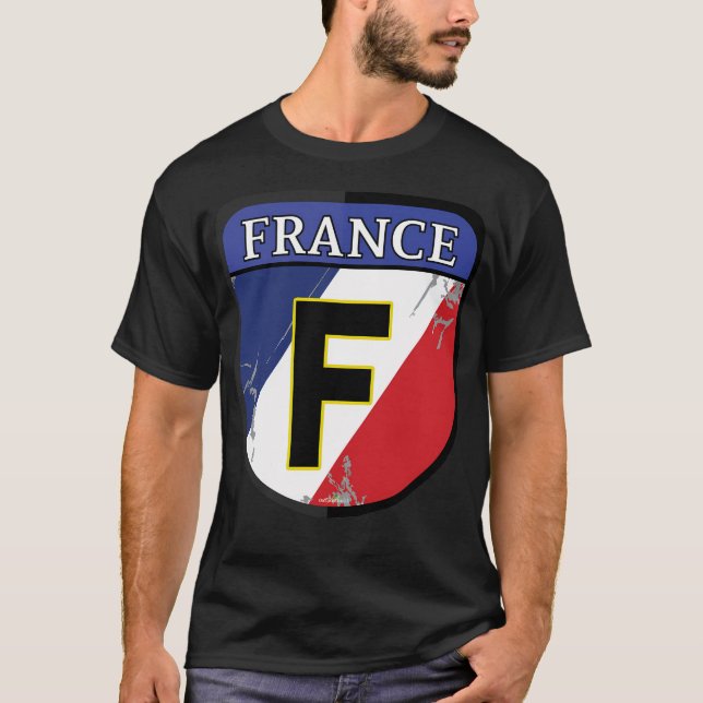 Französische Schilde T-Shirt (Vorderseite)