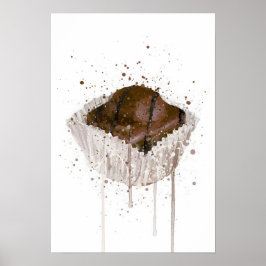 Französische Schokolade Fancie Poster
