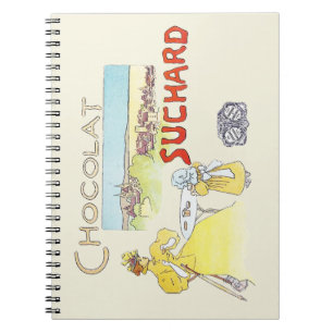 Französische Schokolade Viktorianische Zuckerware Notizblock