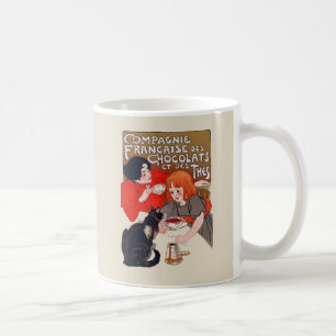 Französische Schokoladen-Party Steinlen-Kunst Tasse