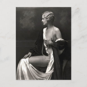 Französische Schönheit Anfang der 1900er Jahre Postkarte