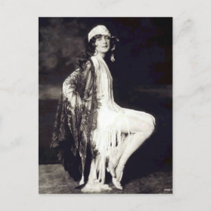 Französische Schönheit Anfang des 19. Jahrhunderts Postkarte