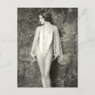 Französische Schönheitskarte Anfang der 1900er Jah Postkarte