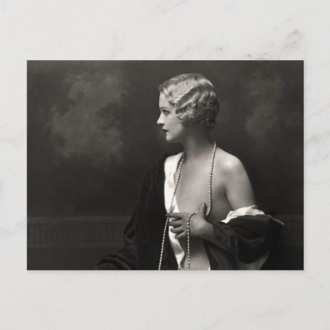 Französische Schönheitskarte Anfang der 1900er Jah Postkarte (Vorderseite)