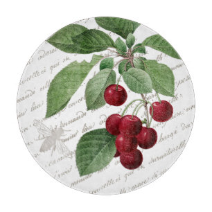 Französische Schrift 1800er Royal Cherries und ita Schneidebrett