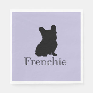 Französische Silhouette Serviette
