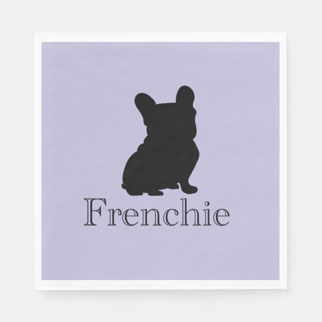Französische Silhouette Serviette (Vorderseite)
