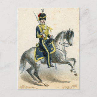 Französische Soldaten des 19. Jahrhunderts Postkarte