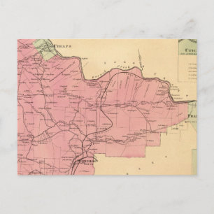 Französische Stadt Creek Postkarte