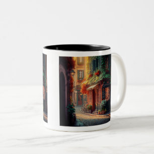 Französische Tasse mit zwei Tonen, 11 oz