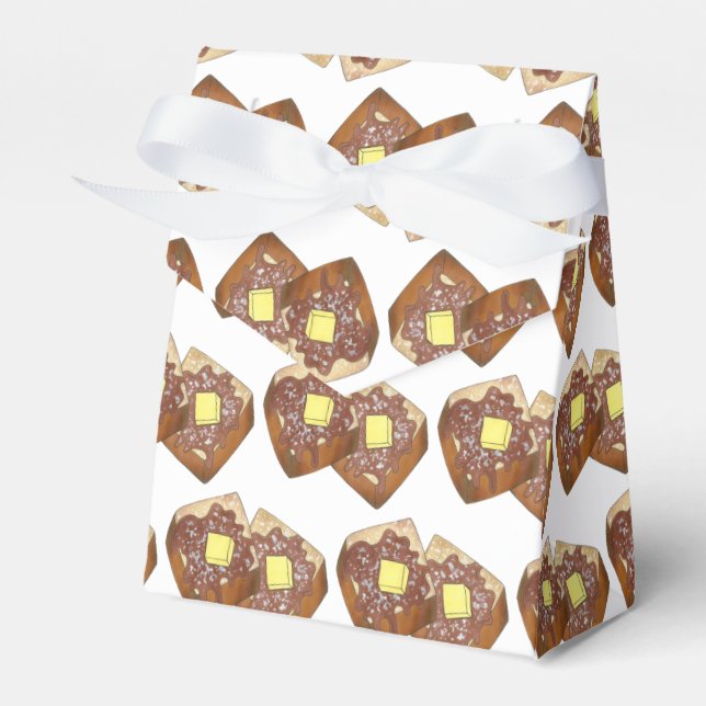 Französische Toast Butter und Syrup Diner Frühstüc Geschenkschachtel (Vorderseite)