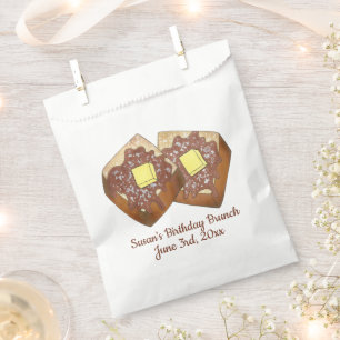 Französische Toast Butter und Syrup Diner Frühstüc Geschenktütchen