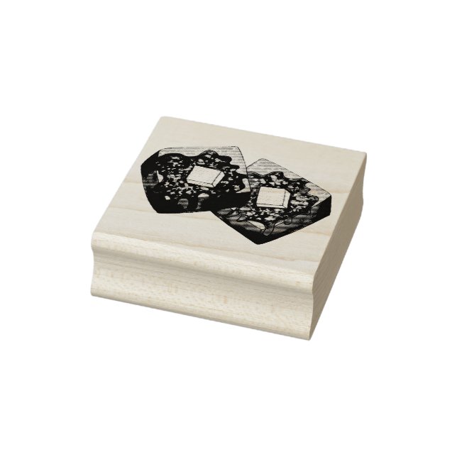 Französische Toast Butter und Syrup Diner Frühstüc Gummistempel (Stempel)