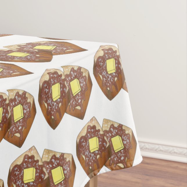 Französische Toast Butter und Syrup Diner Frühstüc Tischdecke (Beispiel)