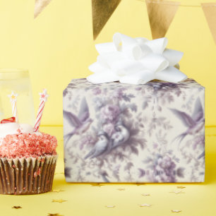 Französische Toile Fleurie Vögel Geschenkpapier